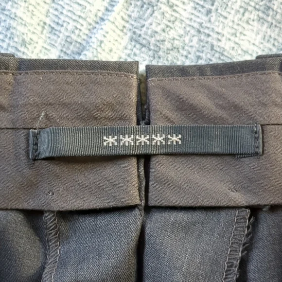 Ermenegildo Zegna Wool Dress Pants 34X28.5 Dark Gray 50 Regular Straight Leg - Picture 5 of 16